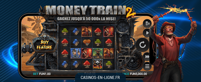 machines à sous money train 2