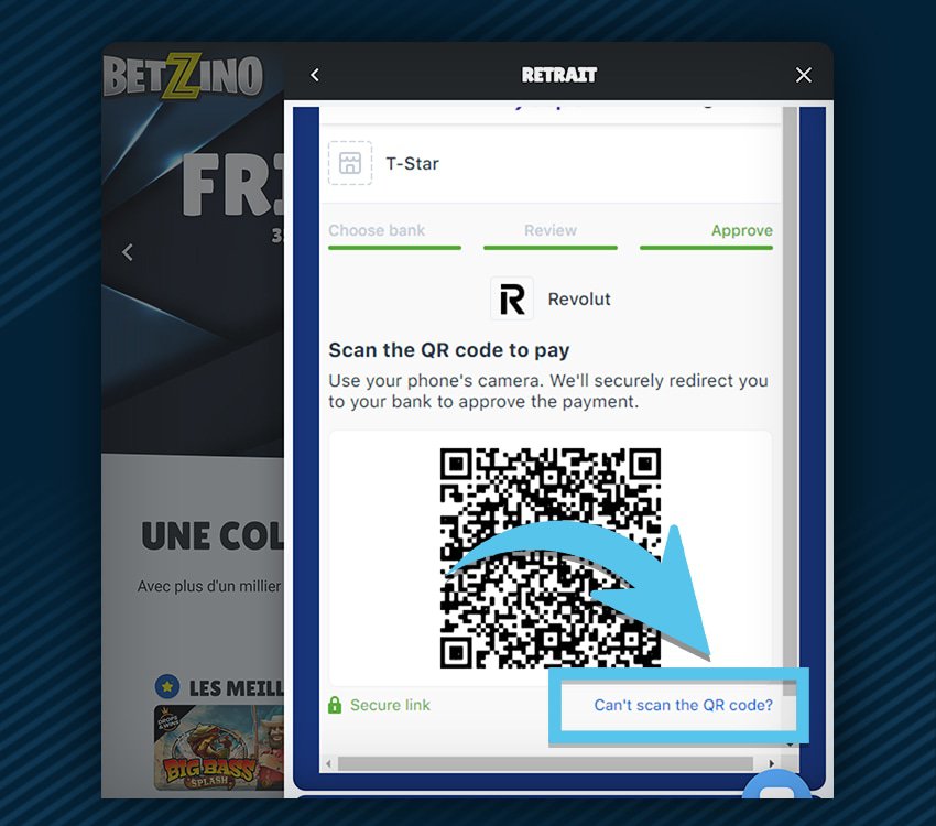 betzino casino comment retirer etape 7