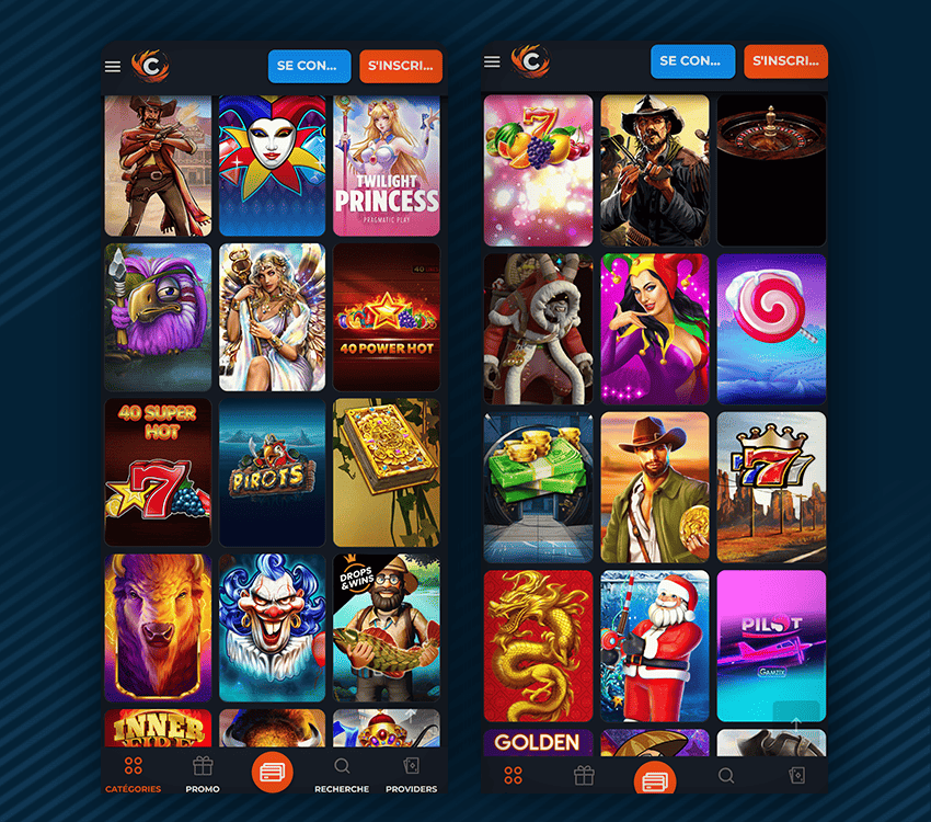 Jeux disponibles sur Cusco Casino