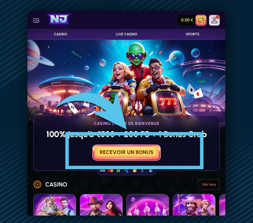 nova jackpot casino comment reclamer bonus etape 1