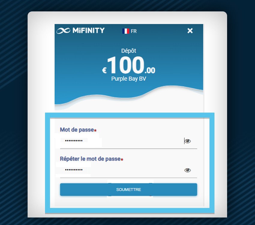 ra casino comment deposer mifinity etape 2