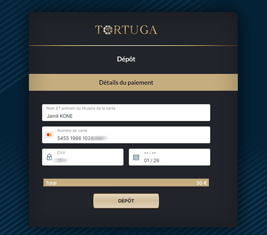 tortuga casino comment reclamer bonus etape 7