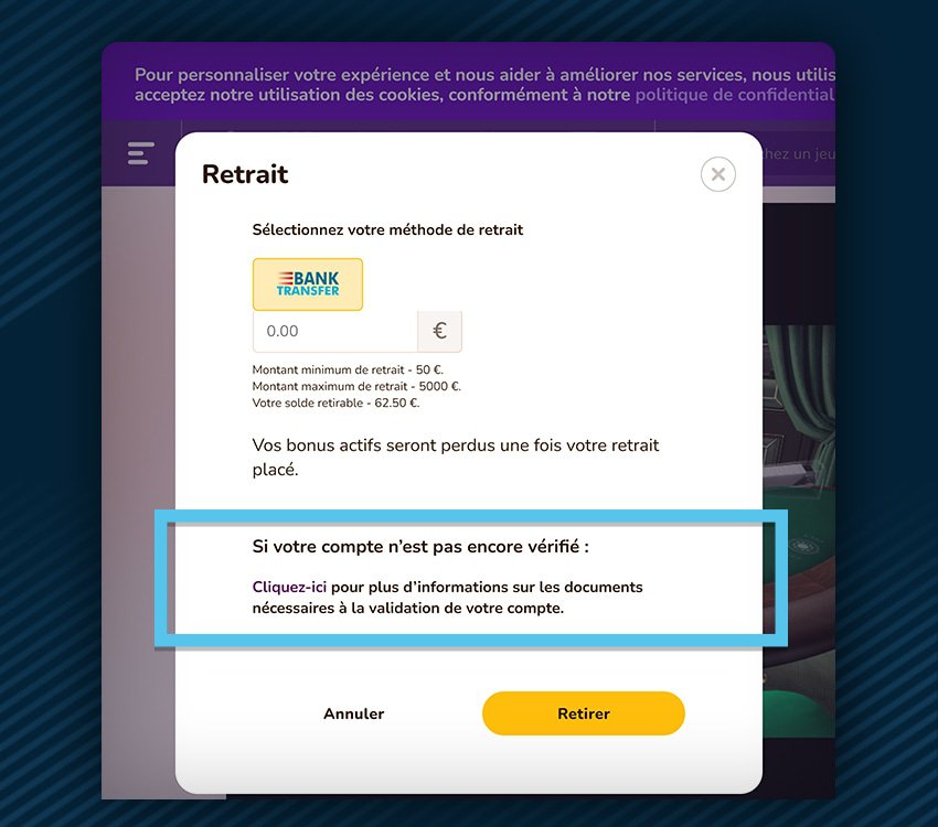 casino wild sultan comment retirer etape 4
