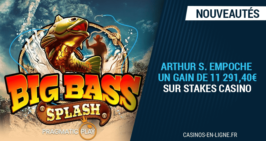 11291,40€ empochés par arthur s. sur le casino stakes