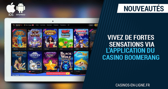 l'application du casino boomerang offre une expérience inédite