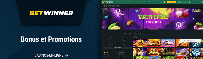 Bonus de betwinner casino