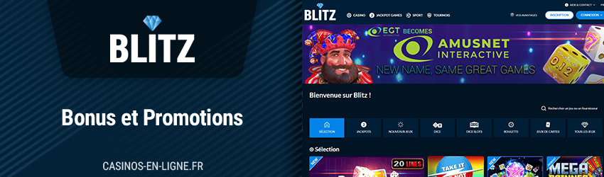 Bonus de blitz Casino