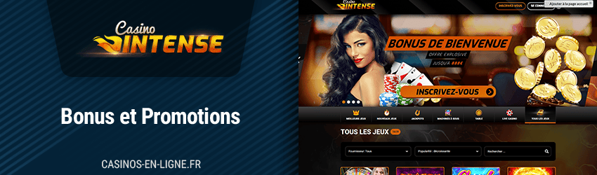 bonus sur intense casino