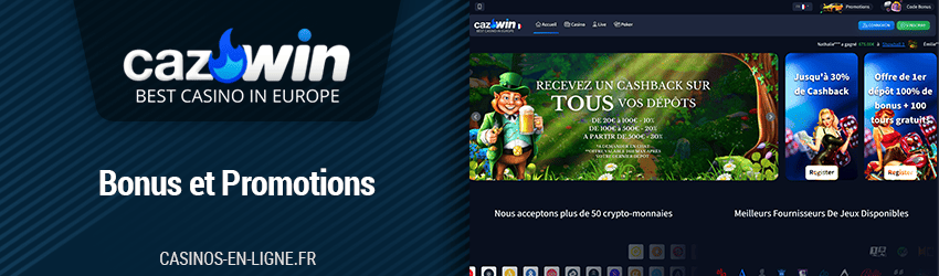 bonus sur cazwin casino