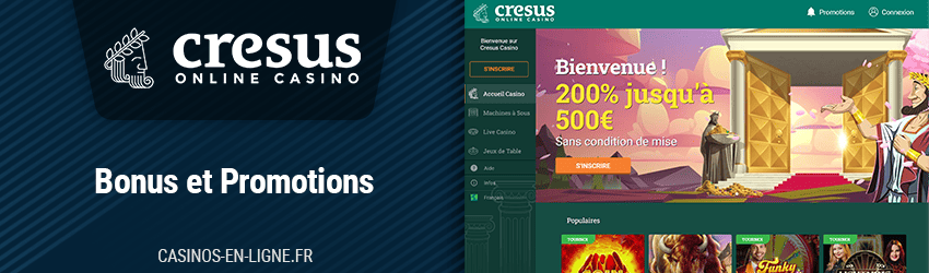 bonus de cresus casino