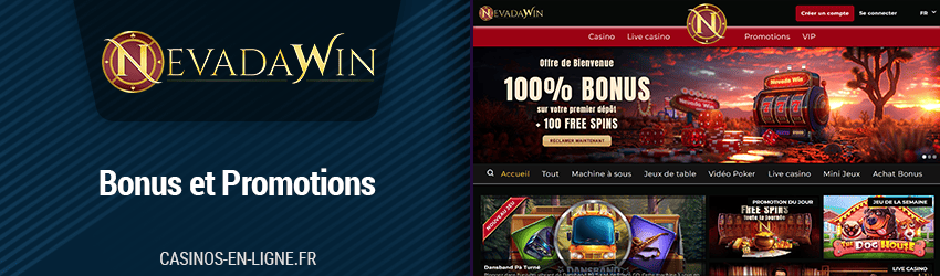 bonus nevadawin casino