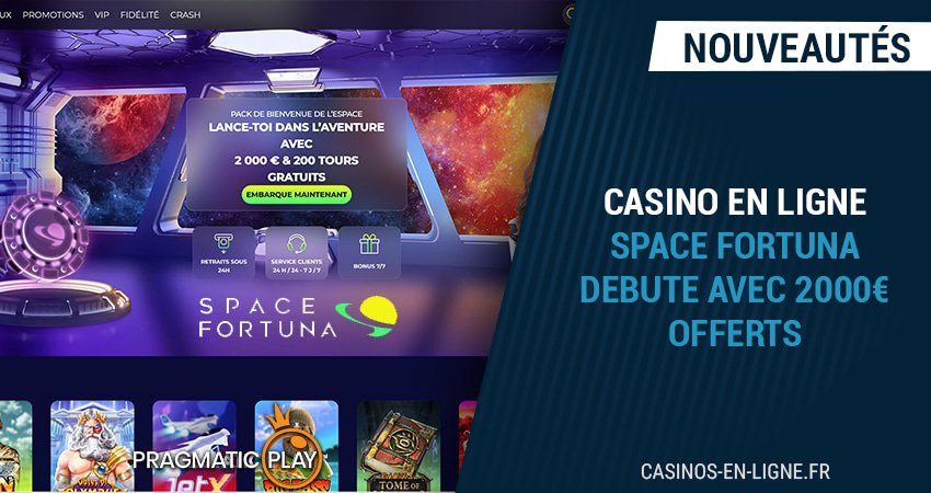 2000 euros offerts sur space fortuna