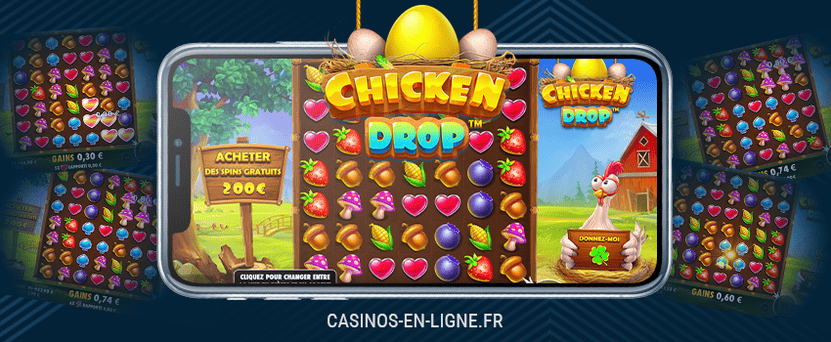 jeu chicken drop