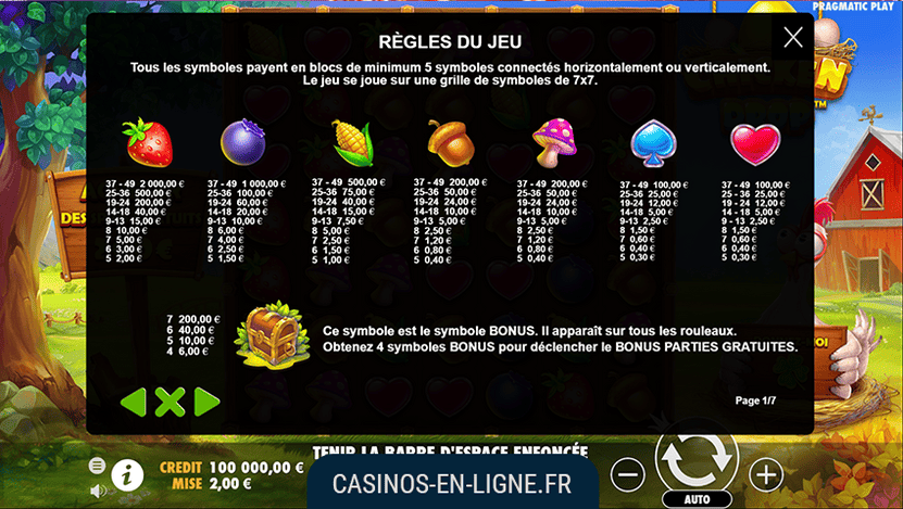 jeu chicken drop screenshot 2