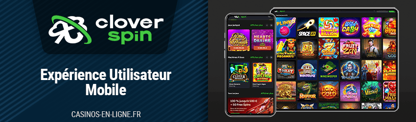 Application de Cloverspin casino mobile