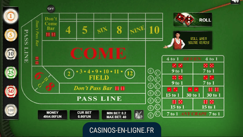 craps screenshot 1