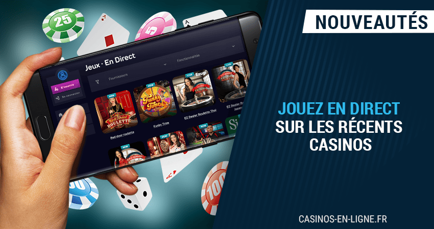 découvrez la joie de jouer en direct sur de récents casinos live