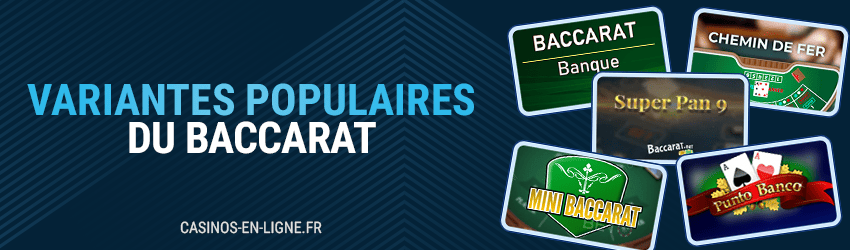 variantes populaires du baccarat