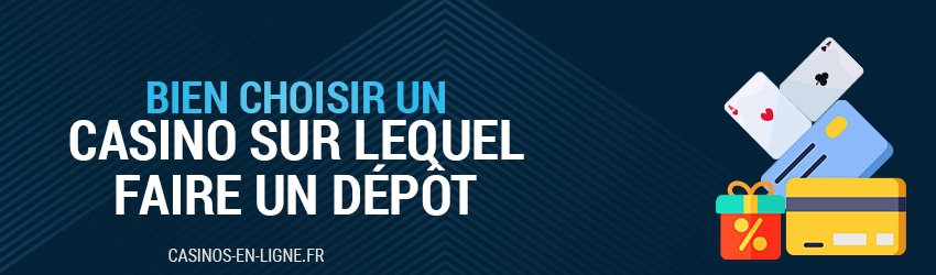 Choix de casino pour dépôt minimum 10€