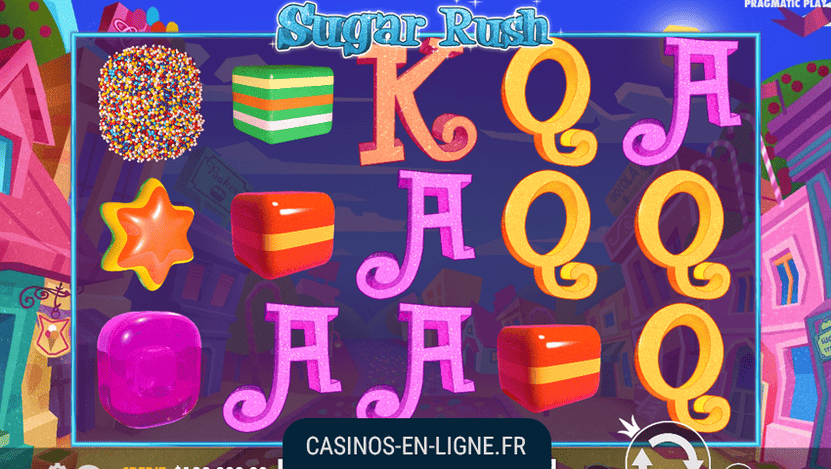 interface du jeu sugar rush