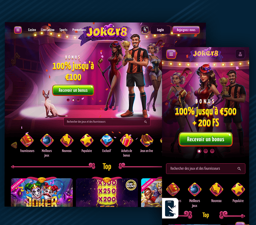 joker8 casino bonus bienvenue