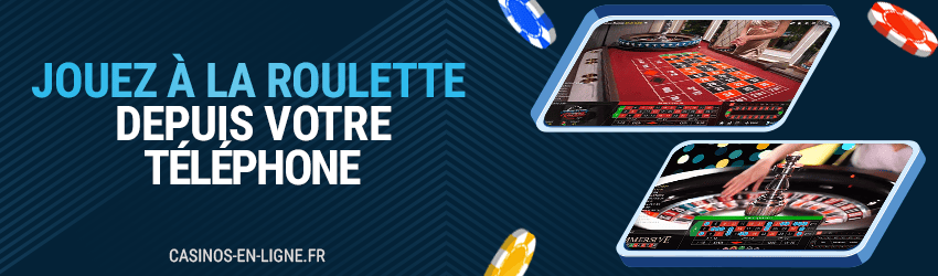 jeu de roulette depuis un mobile