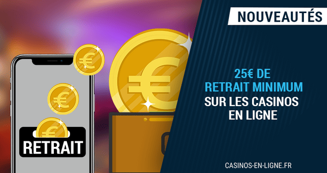 retraits minimums plus bas casinos en ligne