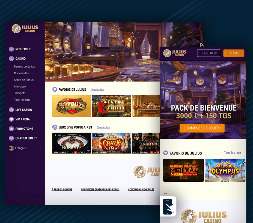 julius casino bonus bienvenue