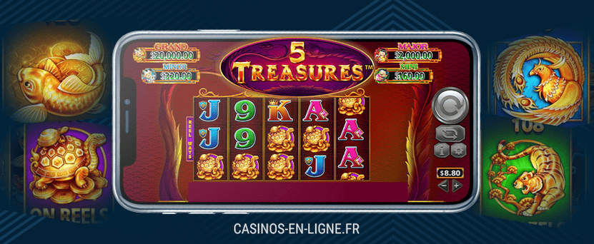 machine a sous 5 treasures