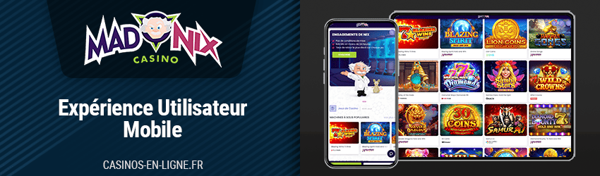 jeux mobile madnix casino