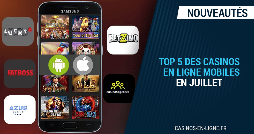 meilleurs casinos en ligne mobiles