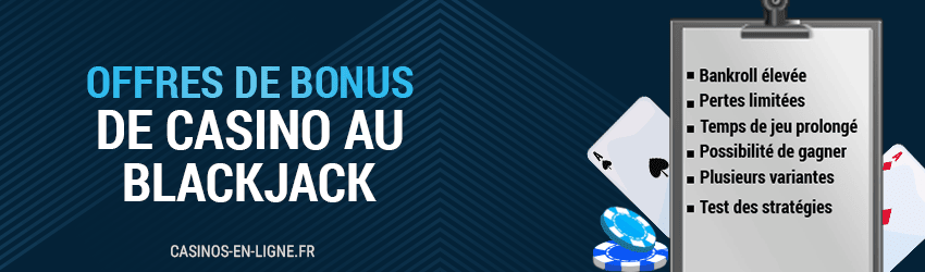 offres de bonus de casino au blackjack