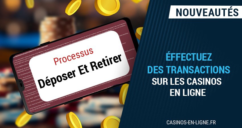 processus à suivre pour déposer et retirer sur exclusive casino en janvier 2024