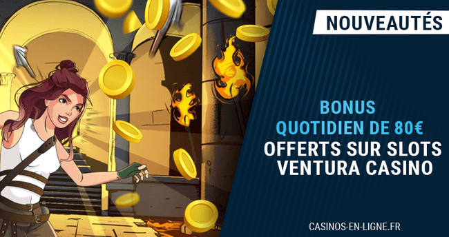 profitez des bonus quotidiens sur slots ventura casino en jouant ce mois