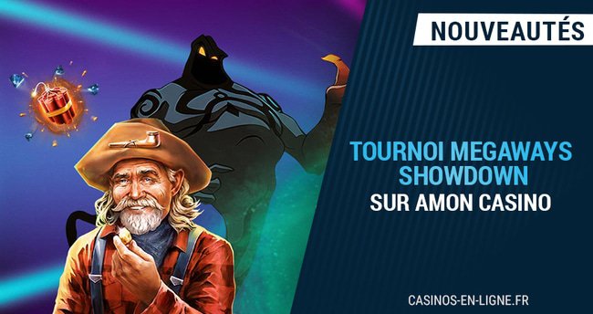 énormes prix en jeu à la promo megaways showdown sur amon casino