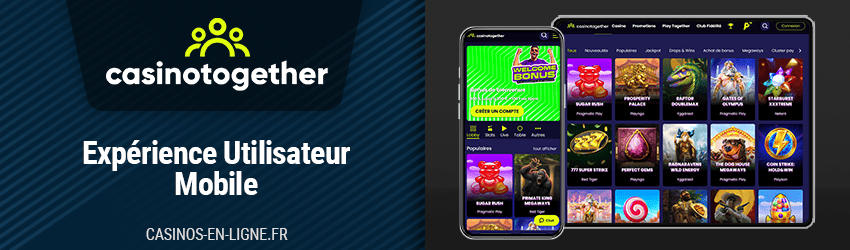 version mobile du casino together