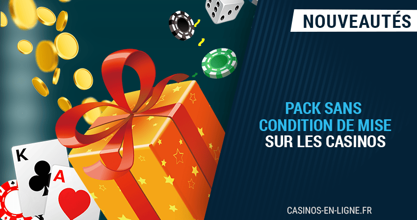 top 3 des casinos avec bonus sans conditions à tester en mars