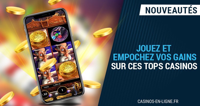 les bonus sans dépôt en octobre 2023 sur les top casinos