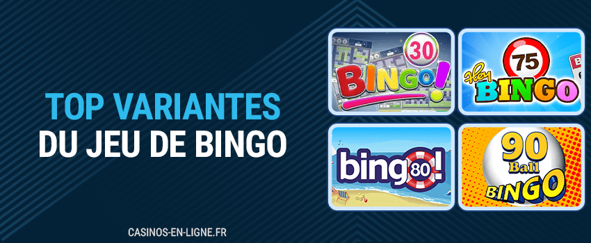 top variantes du jeu de bingo