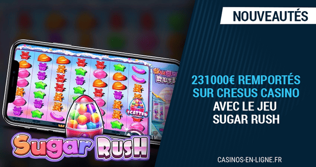 une joueuse gagne 231000€ sur cresus casino ce mois