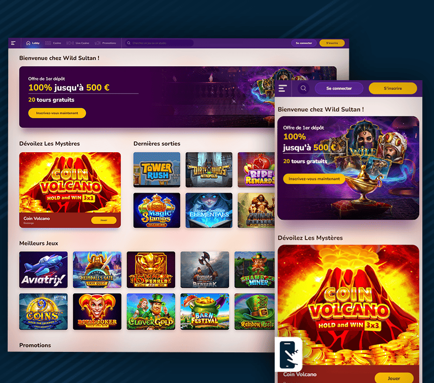 wild sultan casino bonus bienvenue