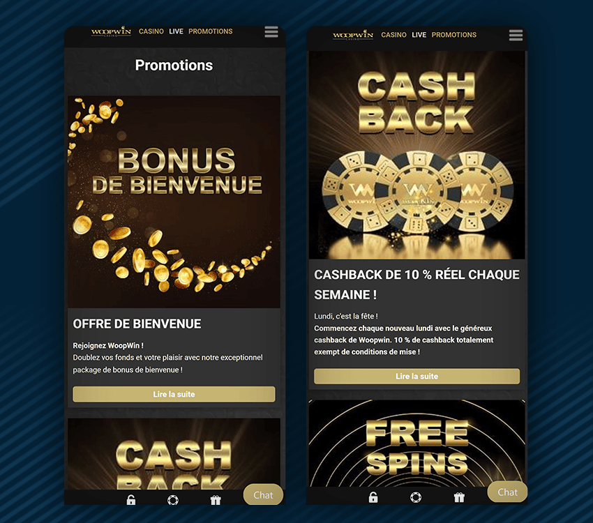 autres bonus woopwin casino